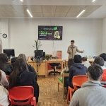 Ação sobre Compostagem para alunos dos 8.º Ano